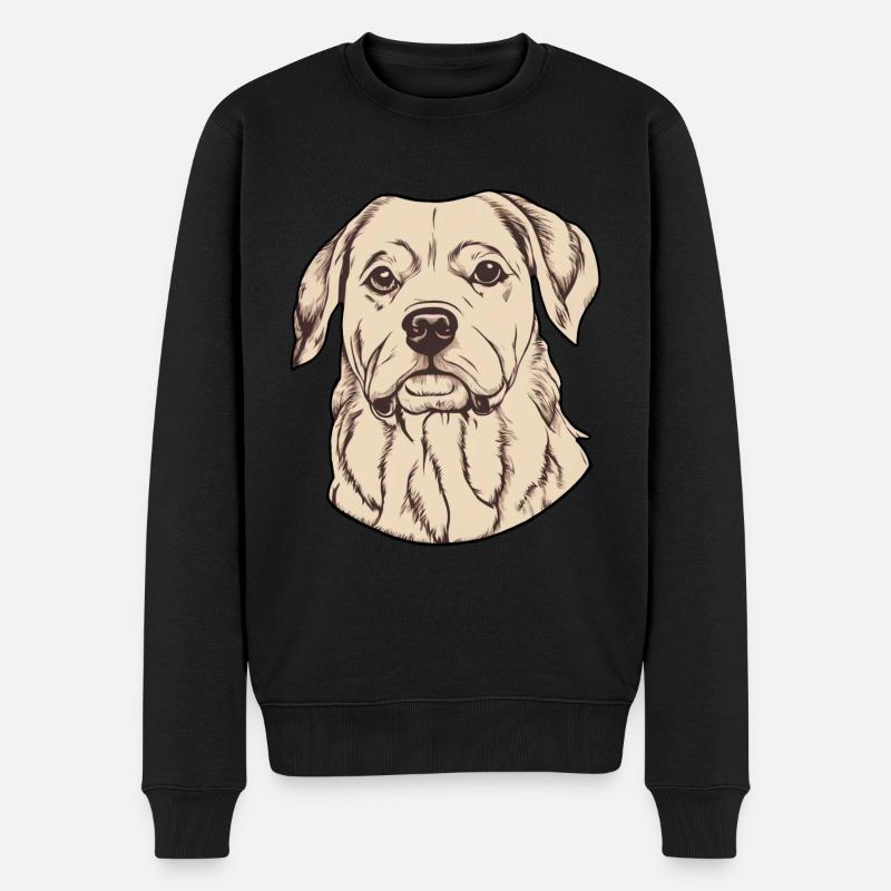 Hundehalter Welpen Hundeschule Hundefreund - Männer Premium Bio Pullover - Schwarz