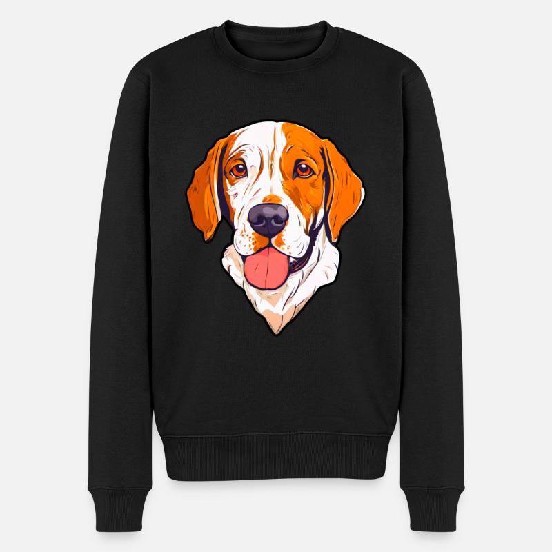 Propriétaire de chien Maître chiot - Pull Premium bio Homme - noir