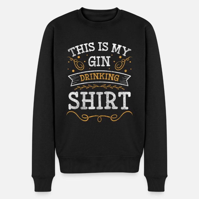Fête Fête Boisson - Pull Premium bio Homme - noir