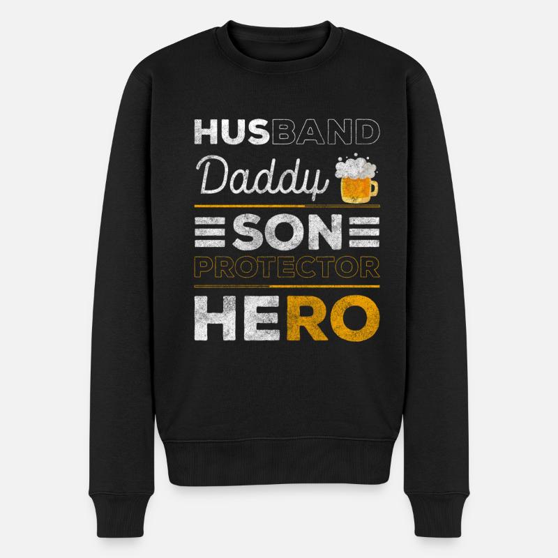 Cadeau d’anniversaire pour homme - Pull Premium bio Homme - noir