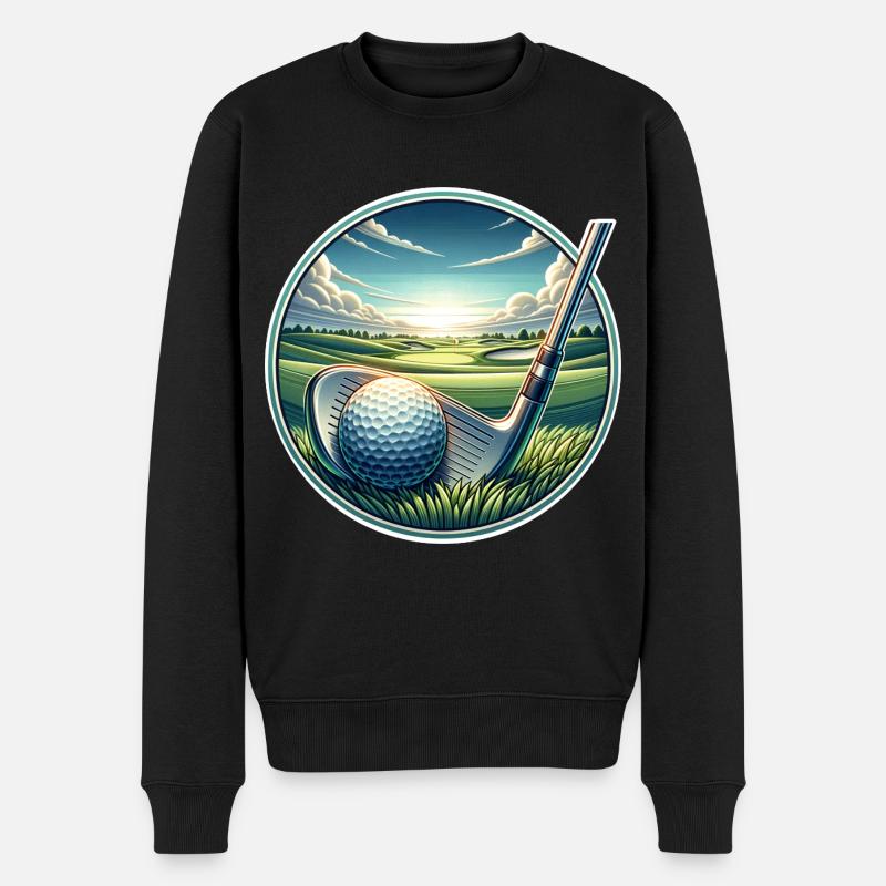 Golfe - Pull Premium bio Homme - noir