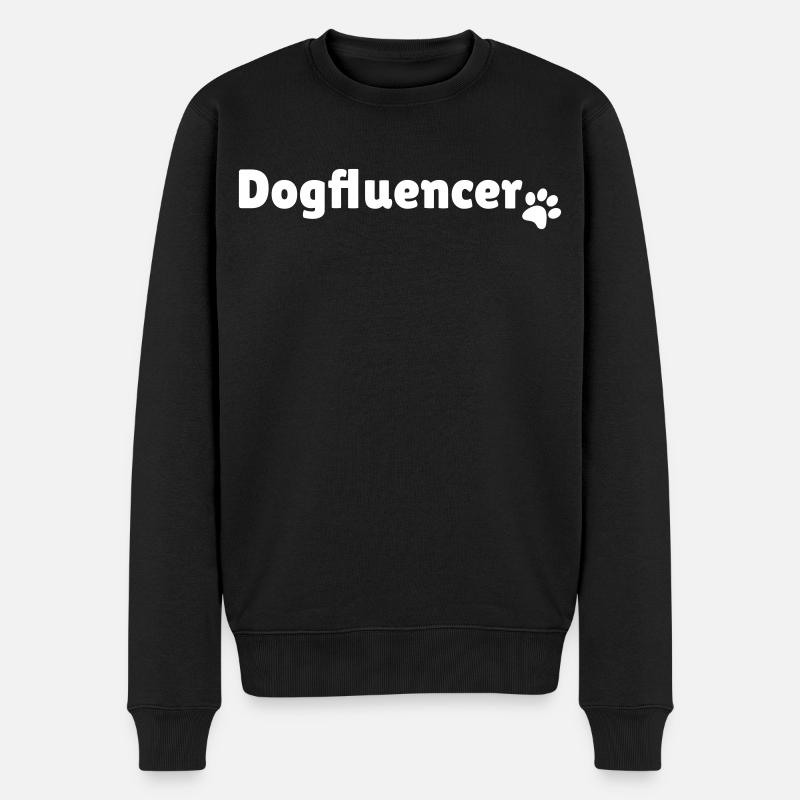 Dogfluencer - Männer Premium Bio Pullover - Schwarz