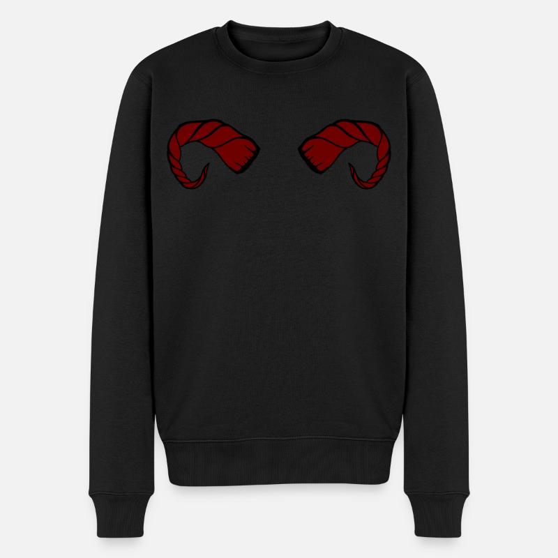 Corno - Maglione ecologico premium da uomo - nero