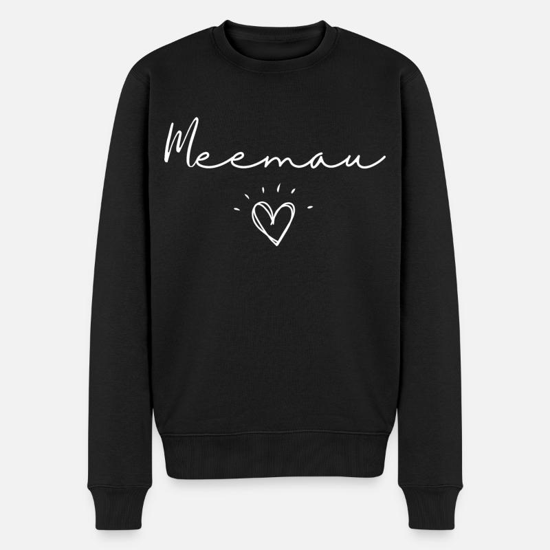 Meemau. Cadeau Meemau - Pull Premium bio Homme - noir