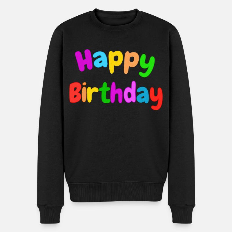 Bon anniversaire - Pull Premium bio Homme - noir