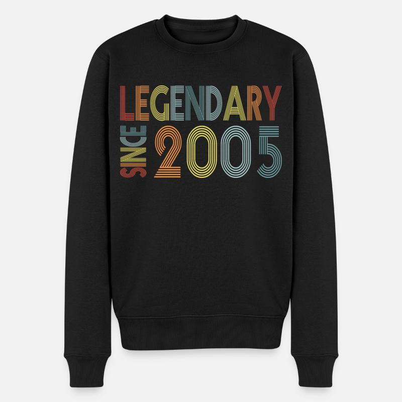 Légendaire depuis 2005 - Pull Premium bio Homme - noir
