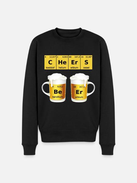 Beer Periodic Table Be Er - Men's Premium Organic Jumper - black