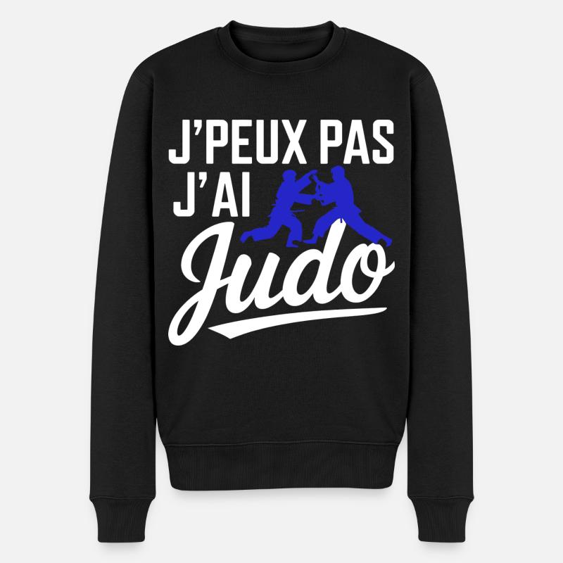 Je Peux Pas j'ai Judo - Pull Premium bio Homme - noir
