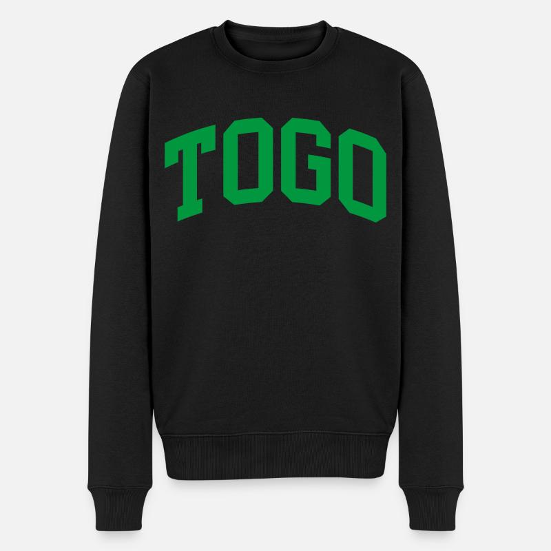 Togo - Männer Premium Bio Pullover - Schwarz