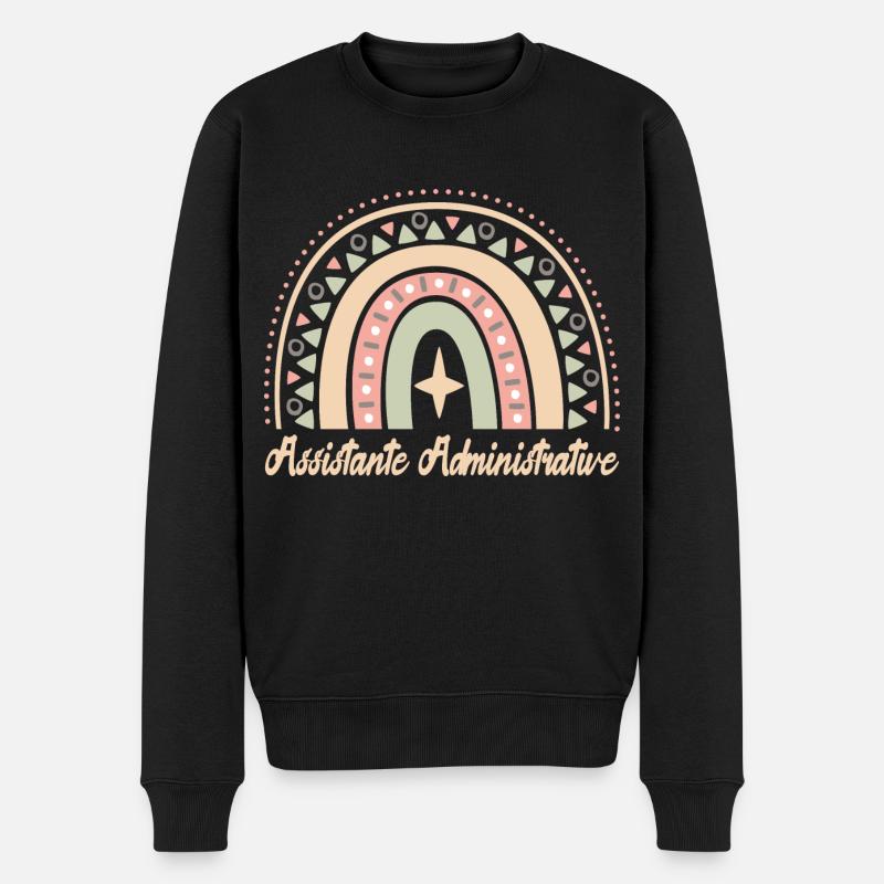 Cadeau Assistante administratif. assistante. - Pull Premium bio Homme - noir