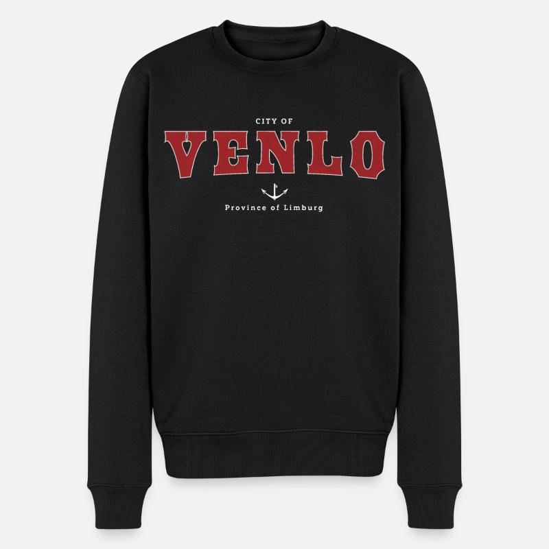 Venlo - Männer Premium Bio Pullover - Schwarz