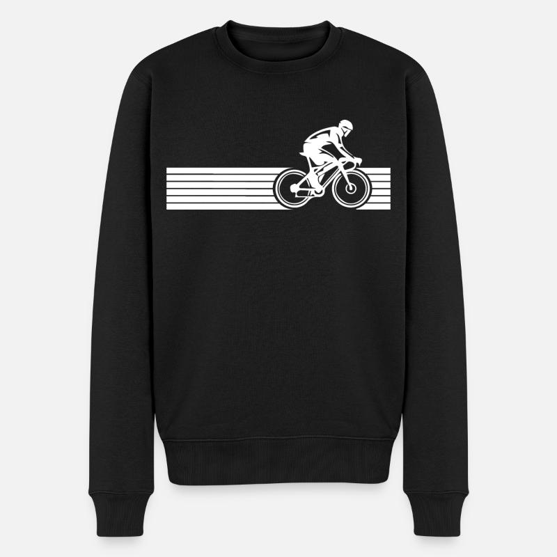 BIKE - Pull Premium bio Homme - noir