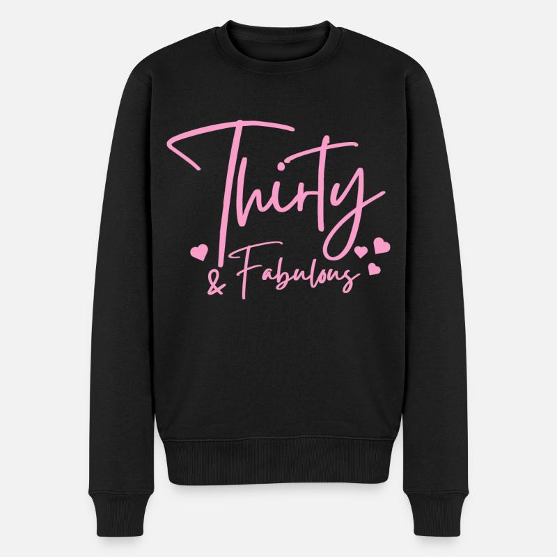 Trente fabuleux - Pull Premium bio Homme - noir