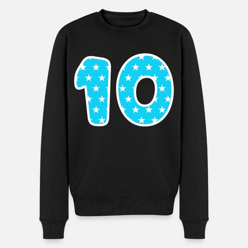 Dix - Pull Premium bio Homme - noir