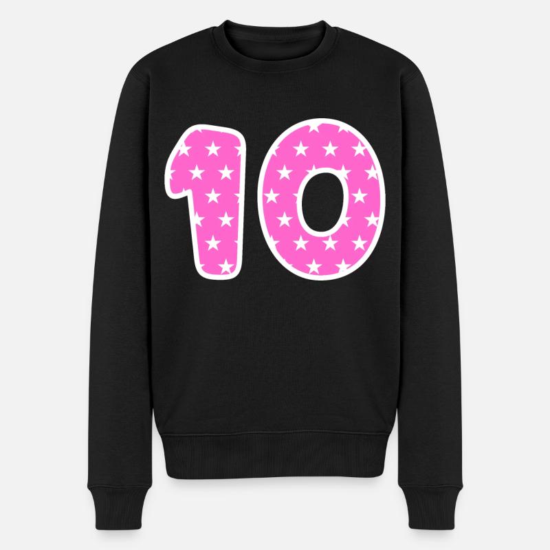 Dix - Pull Premium bio Homme - noir