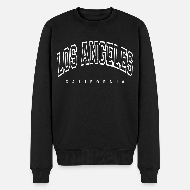 Los Angeles - Pull Premium bio Homme - noir