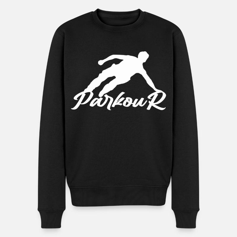 Parkour - Pull Premium bio Homme - noir