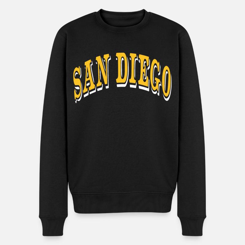 San Diego - Pull Premium bio Homme - noir