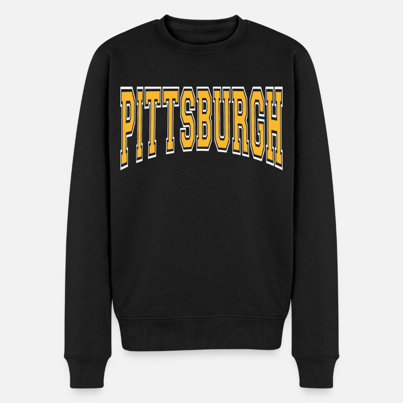Pittsburgh - Pull Premium bio Homme - noir