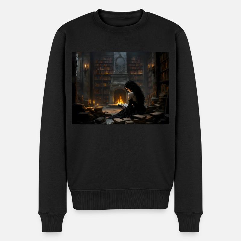 Livres Fire Relax No.3 - Pull Premium bio Homme - noir