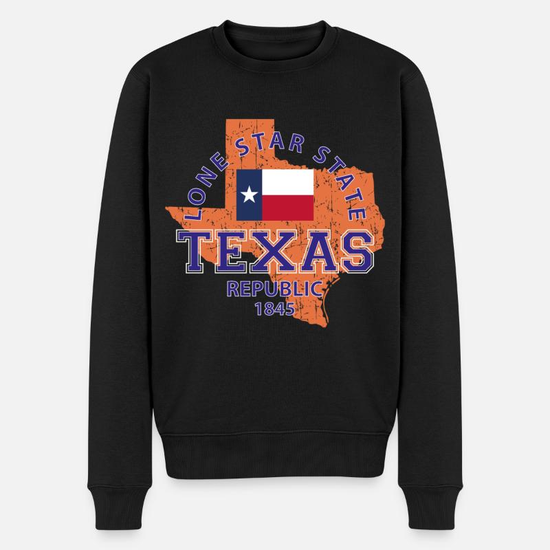Texas - Pull Premium bio Homme - noir