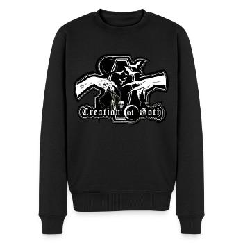 Création gothique - Pull Premium bio Homme - noir - Devant - Nico (187cm)