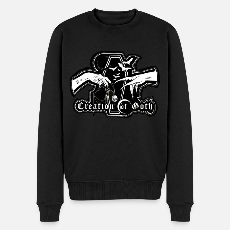 Création gothique - Pull Premium bio Homme - noir