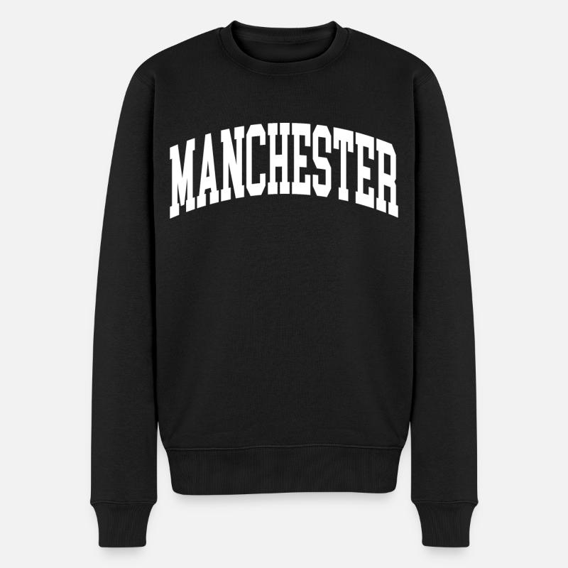 Manchester - Pull Premium bio Homme - noir