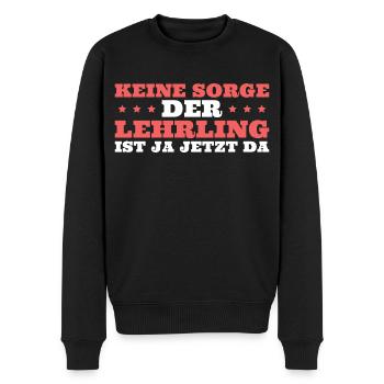 Handwerker Ausbildung Lehrling - Männer Premium Bio Pullover - Schwarz - Vorne - Nico (187cm)