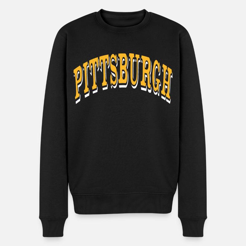 Pittsburgh - Pull Premium bio Homme - noir