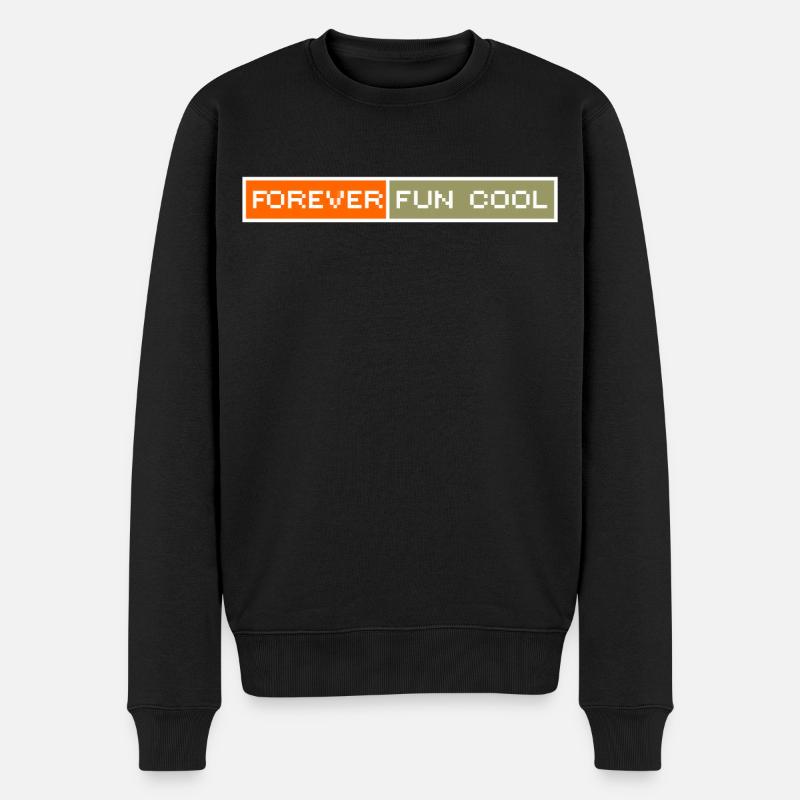 Juste du plaisir froid en anglais - Pull Premium bio Homme - noir