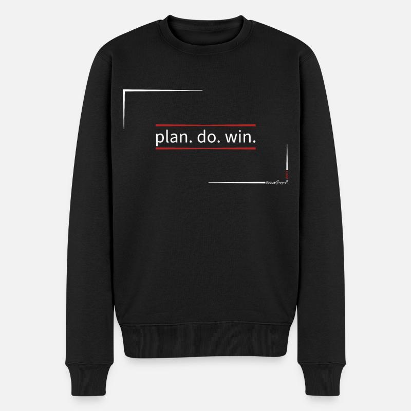 plan.do.win - Pull Premium bio Homme - noir