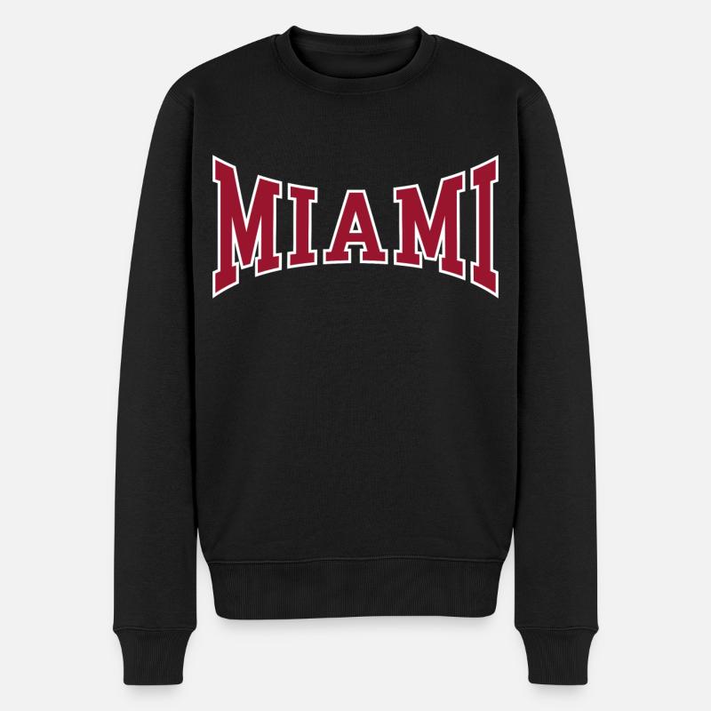 Miami - Pull Premium bio Homme - noir