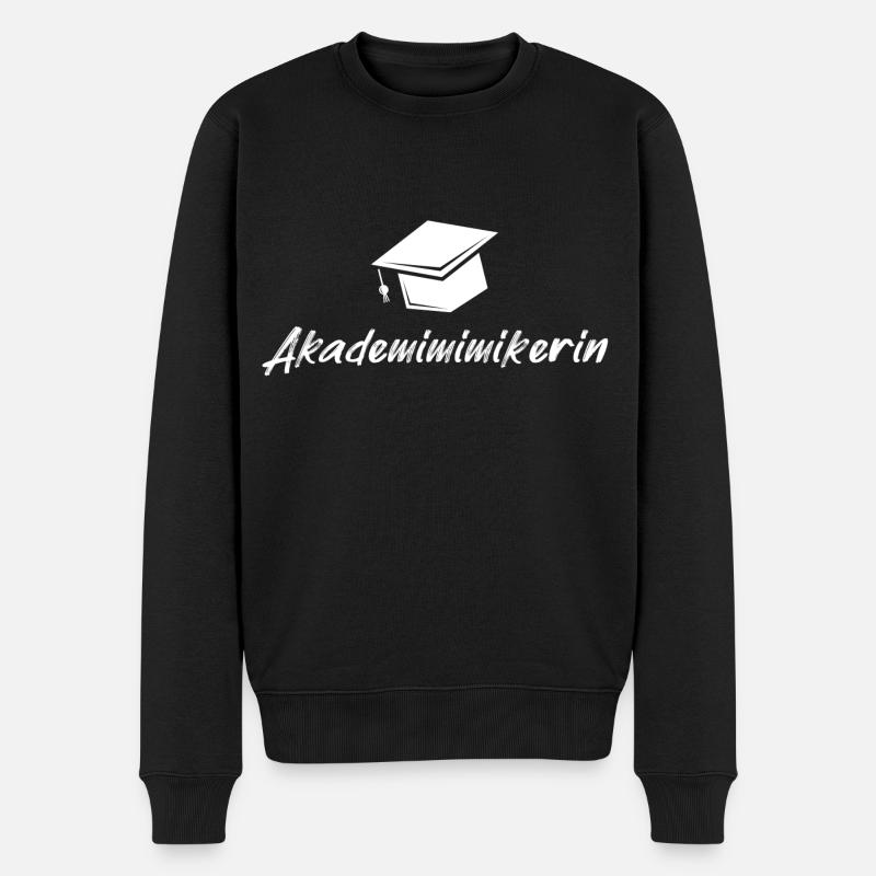 Mimimi Akademimimikerin - Männer Premium Bio Pullover - Schwarz