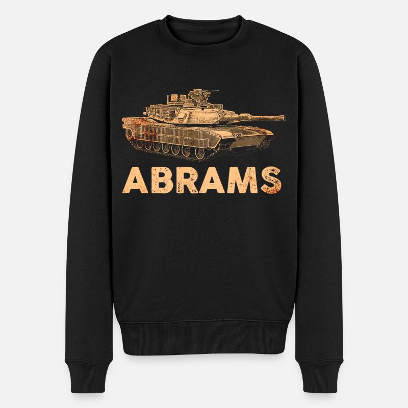 Char abrams américain - Pull Premium bio Homme - noir