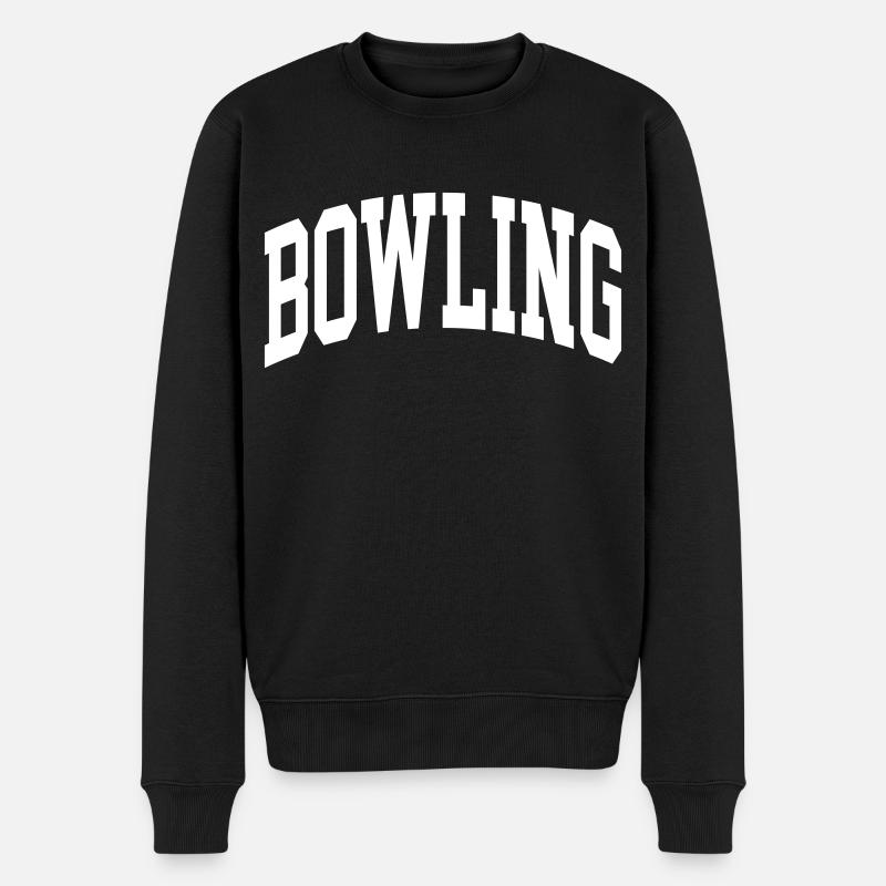 Bowling - Pull Premium bio Homme - noir