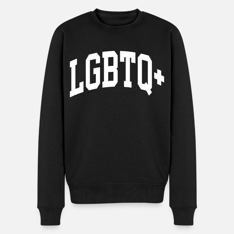 LGBTQ+ - Pull Premium bio Homme - noir