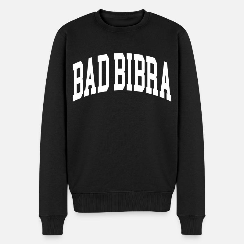Bad Bibra - Pull Premium bio Homme - noir