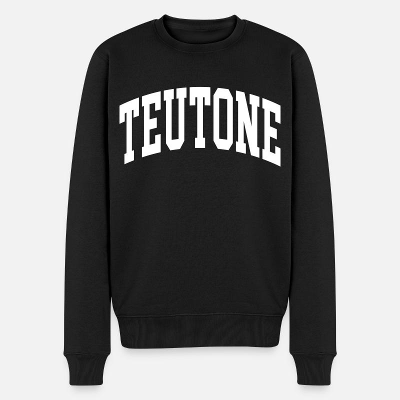 Teutone - Pull Premium bio Homme - noir