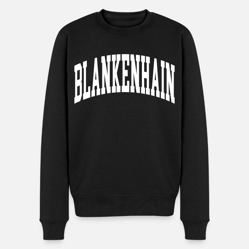 Blankenhain - Männer Premium Bio Pullover - Schwarz