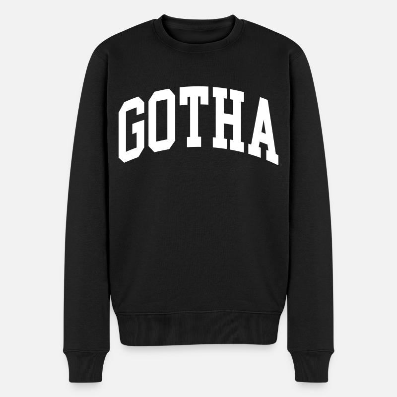 Gotha - Männer Premium Bio Pullover - Schwarz