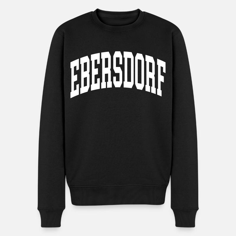 Ebersdorf - Pull Premium bio Homme - noir