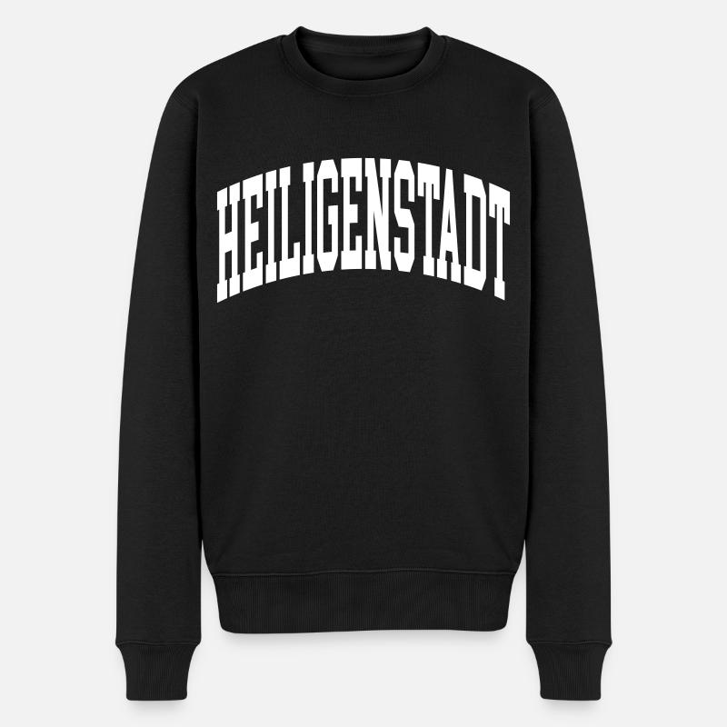 Heiligenstadt - Männer Premium Bio Pullover - Schwarz