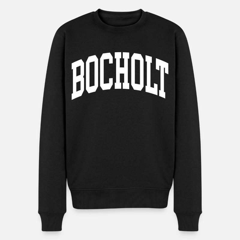 Bocholt - Männer Premium Bio Pullover - Schwarz