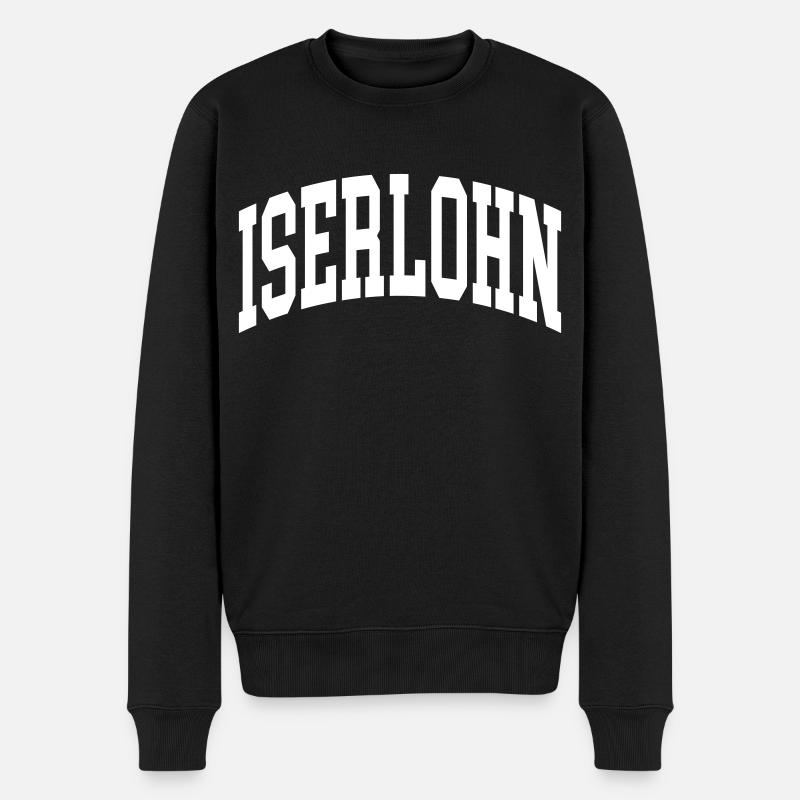 Iserlohn - Pull Premium bio Homme - noir
