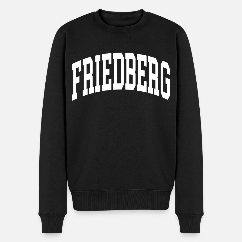 Friedberg - Männer Premium Bio Pullover - Schwarz