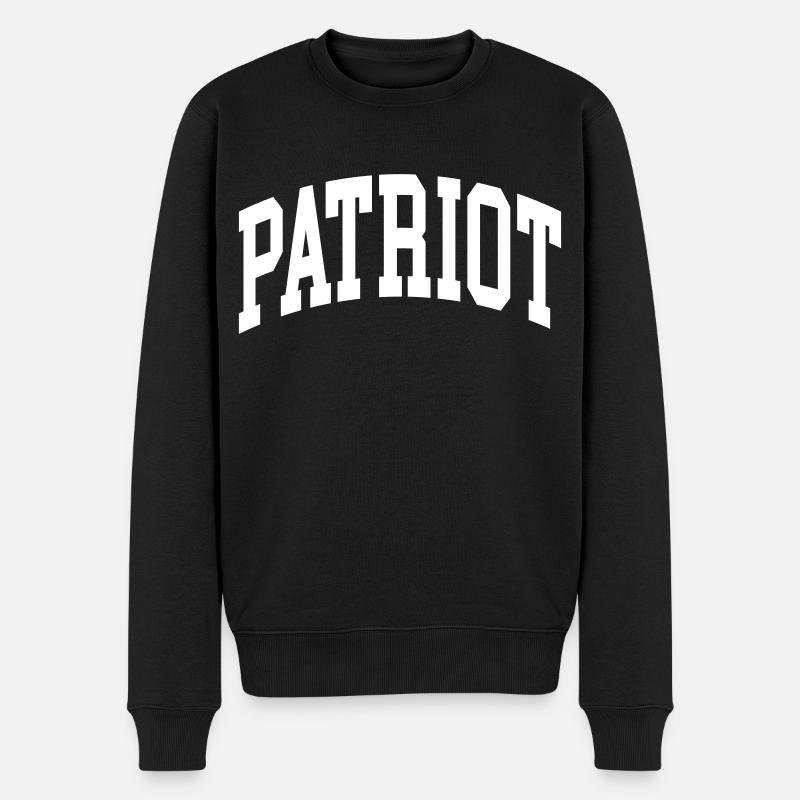 Patriote - Pull Premium bio Homme - noir