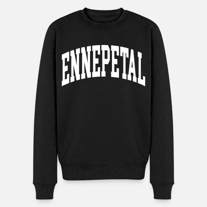 Ennepetal - Männer Premium Bio Pullover - Schwarz