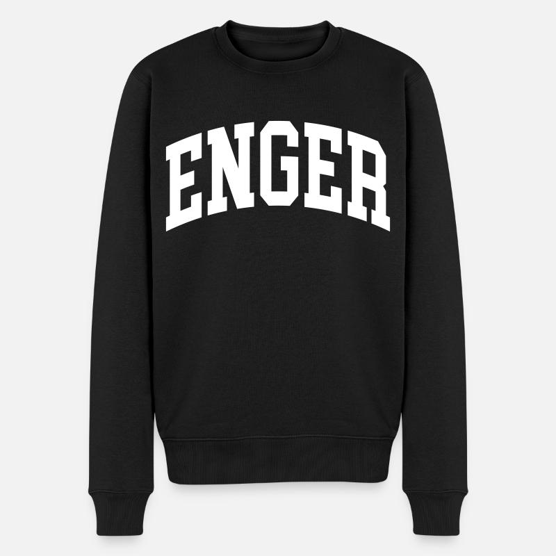 Enger - Männer Premium Bio Pullover - Schwarz