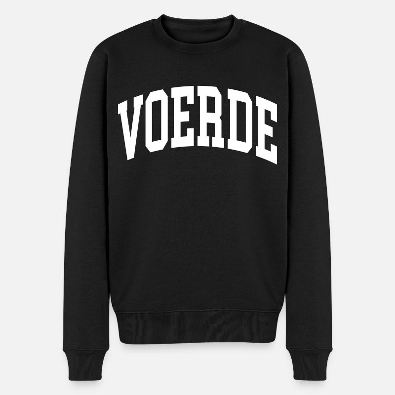 Voerde - Männer Premium Bio Pullover - Schwarz